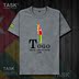 TASK Togo Togo Quốc Bản đồ bông ngắn tay áo thun nam thể thao giản dị mặc Student Slack T-Shirt 50 