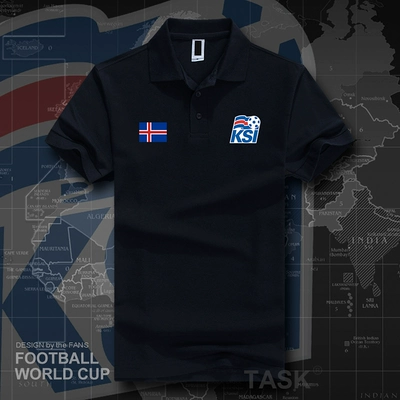 Iceland Iceland Áo Ve Áo Polo World Cup Đội Tuyển Bóng Đá Đội Tuyển Quốc Gia Cotton Ngắn Tay Áo T-Shirt Mùa Hè 20 áo polo nam đẹp Polo