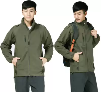 Slightly flawed men's outdoor stormtrooper warm and breathable soft shell jacket(size larger)