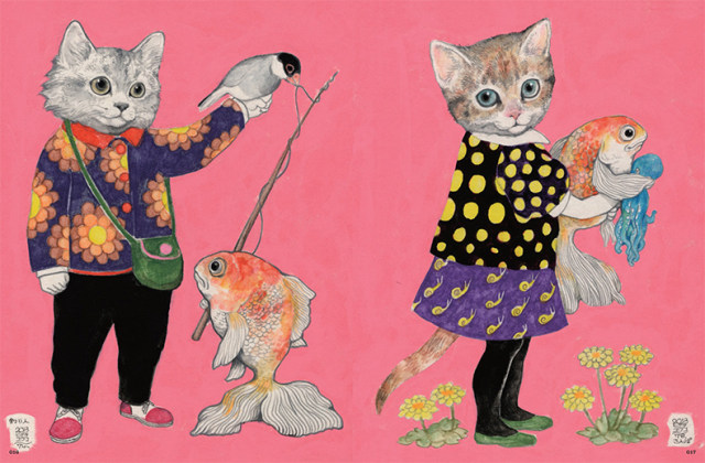 Higuchi Yuko Art Collection Higuchi Yuko Collection Cats, Mushrooms, Girls' Fantasy World Collection Higuchi Yuko Artworks Cihong Genuine