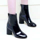 Martens, челси, короткие сапоги, европейский стиль, из натуральной кожи