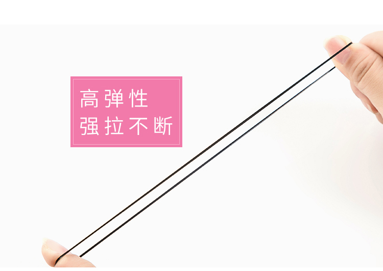 Mũ bảo hiểm trẻ em dùng một lần băng cao su cô gái không làm tổn thương tóc đen băng tóc tóc bé dây tóc cao su nhỏ băng nữ kẹp nơ bản to