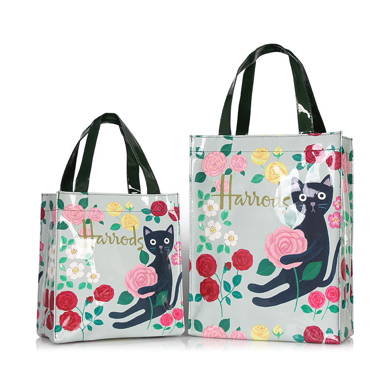 British Famous Brand Pvc Large-Capacity Shoulder Bag, Environmentally Friendly Waterproof Shopping Bag, Student Printed Handbag, Women's Bag