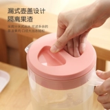 Холодильник большой емкости, чайник для холодной воды, пластиковое стекло, устойчивый к высоким температурам, холодное кипячение, чашка для воды, бутылка для хранения сока, ведро для воды, домашнее лето