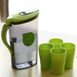 Вместительный и большой пластиковый стеклянный чай с молоком для домашнего использования для гостиной, заварочный чайник, комплект