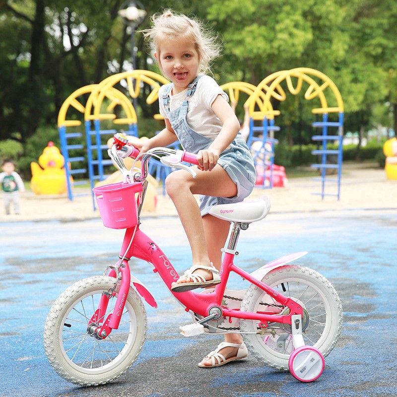 Permanent brand children's bicycle 14 16 inch girl princess bicycle 2-3-6-8 years old child baby bicycle