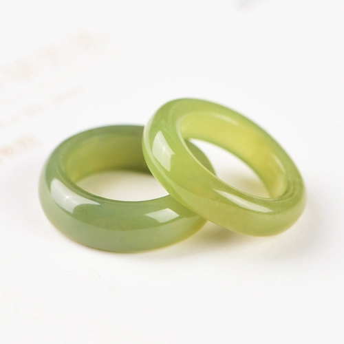 Натуральное кольцо из нефрита, подвеска подходит для мужчин и женщин для влюбленных