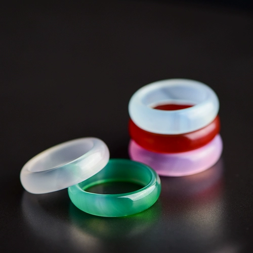 Агатовое портативное кольцо для влюбленных из нефрита, имитация льда