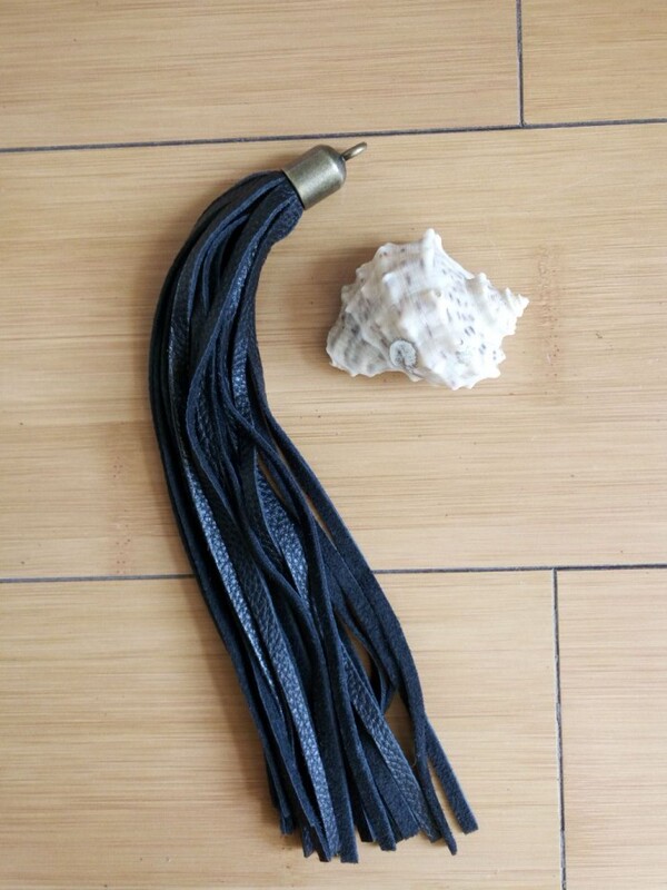 Cowhide Tassel Keychain, Harley Punk Style Tassel, Vintage Motorcycle Key Accessory Cowhide Tassel Keychain, Harley Punk Style Tassel, Vintage Motorcycle Key Accessory