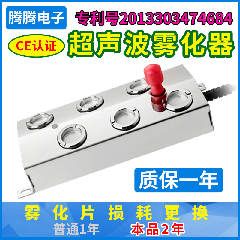 Tengteng ultrasonic atomizer plate 6 head atomizer waterscape rockery fish pond spray smoker mist maker atomizer head