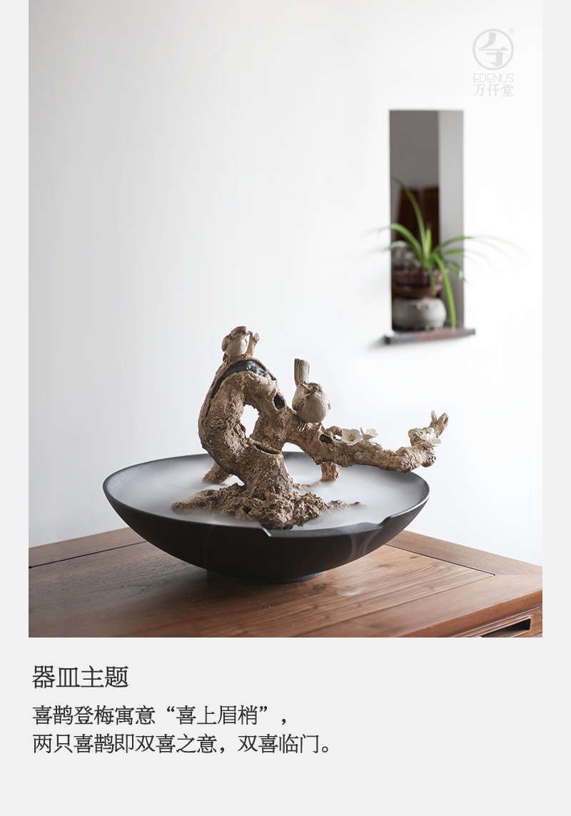 M letters kilowatt/hall water apparatus office furnishing articles sitting room humidifier household ceramics handicraft xi mei tip