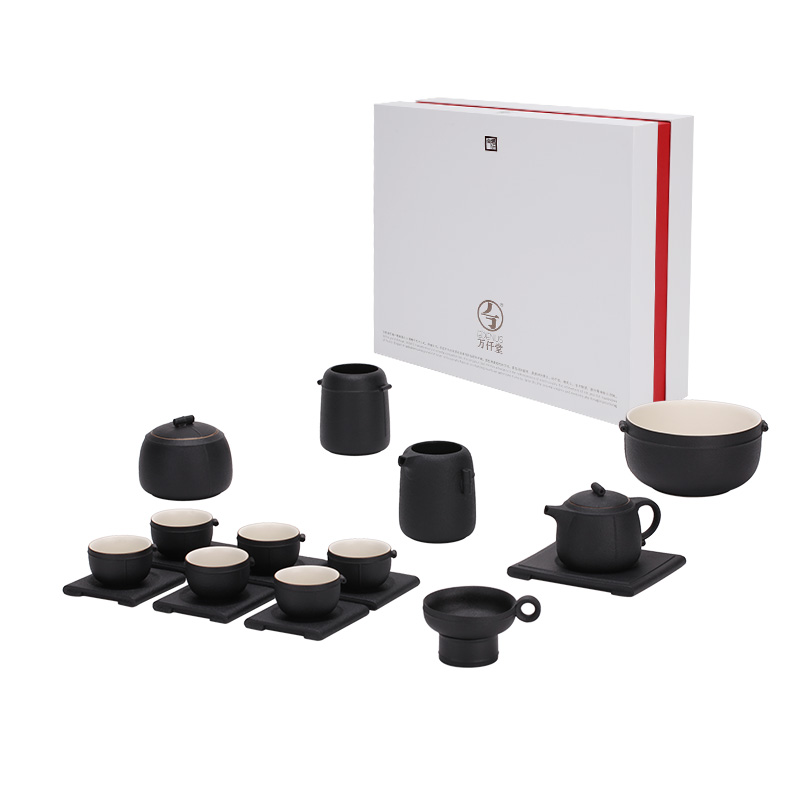 M letters kilowatt/hall new tea set ceramic daily 6 people that occupy the home of a complete set of kung fu tea set han wind nameplates, 03