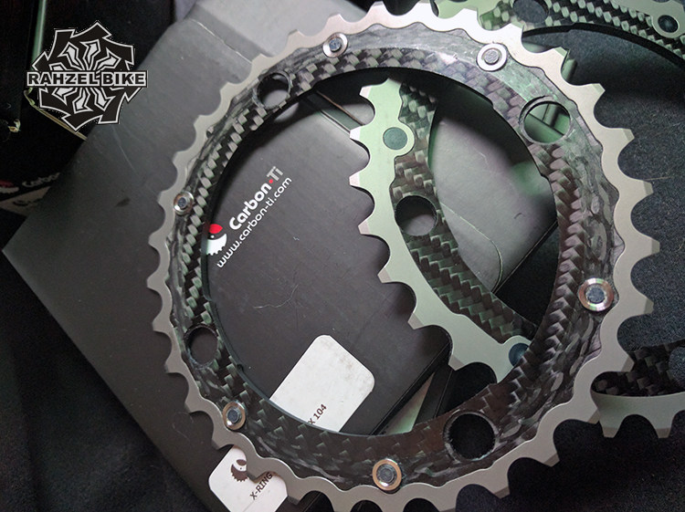 Carbon-Ti carbon titanium titanium alloy Mountain bottom disc with disc small disc