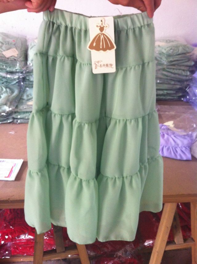 Jupe enfant en mousseline de soie - Ref 2049100 Image 44