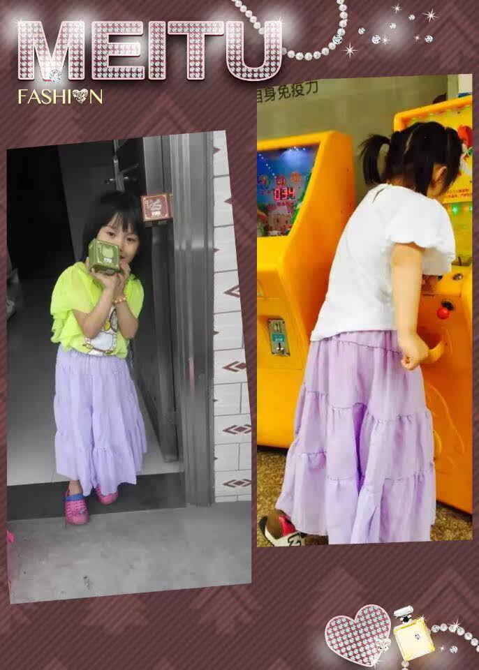 Jupe enfant en mousseline de soie - Ref 2049100 Image 56