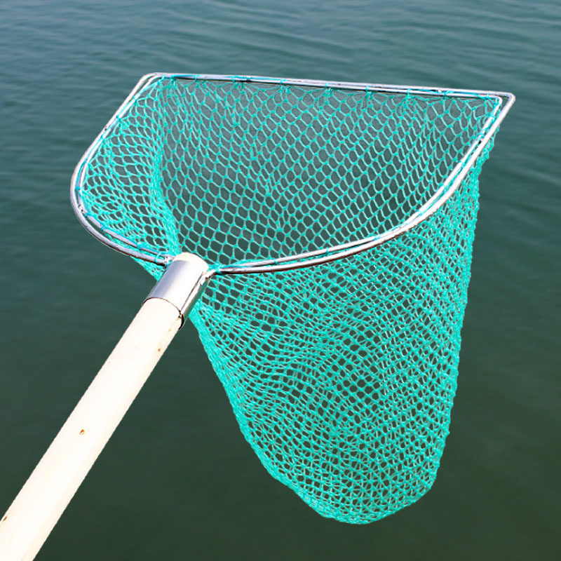 捞鱼必备神器🎣 | 乡乐缘抄网捞鱼网兜木柄渔网 Fishing Net 🎣-抄网-淘宝好物网