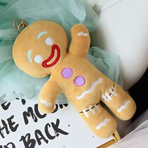 Software Gingerbread Man Paparazzi Doll Cartoon Down Cotton Biscuit Man Plush Toy Pillow Christmas Gifts