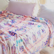 Pink Circus Blanket Swivel Trojan Horse Dream Camel Flannel Air Conditioning Blanket Bed Linen Blanket Blanket Pillowcase