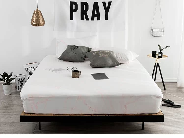 doanh nghiệp giường cotton in bông tươi nhỏ nắp bảo vệ 1,2m khăn trải giường bedspread Simmons 1.8m bộ 1,5 mat - Trang bị Covers Ga chun và ga phủ