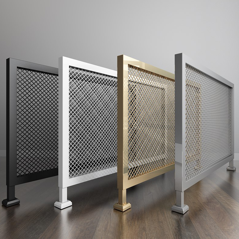 Guardrail Wrought Iron Loft Railing Simple Modern Style Grid Partition Loft Fence Painted Handrail Metal Guardrail Wrought Iron Loft Railing Simple Modern Style Grid Partition Loft Fence Painted Handrail Metal