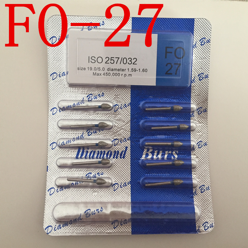 Dental Cell Phone PIN HIGH SPEED MOBILE PHONE Needle Grinding Head Grindle Dental pin accessories FO-27 Pointed Flame-shaped pin