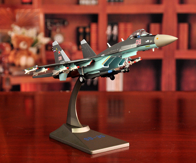1: 72 Su 35 máy bay chiến đấu mô hình hợp kim tĩnh mô phỏng SU-35 máy bay mô hình bộ sưu tập đồ trang trí quân sự những người đam mê quà tặng đồ chơi con nít