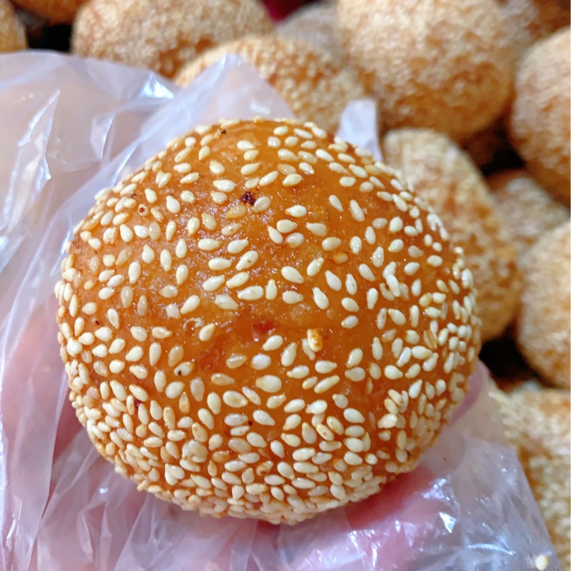 New products 4 pieces Shunfeng bei Tsai Artisanal Hemp Balls Sesame Egg Peanut sugar filling 6 frozen foods