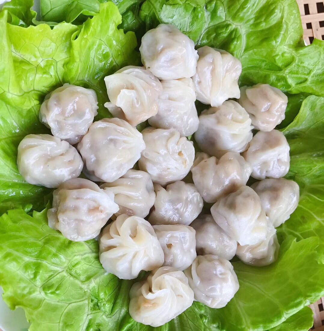 Full of 4 pieces of Fujian Fuding Snacks Handmade Breakfast Xiao Long Bao Mini 1 catties about 40 fresh shrimp and pork stuffing