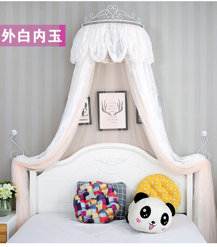 sợi giường ngủ ren công chúa lớp vỏ hôn nhân kỷ niệm đẹp rèm cửa gạc màn giường và giường ăn sáng nhà lưới kệ manti - Bed Skirts & Valances màn che giường ngủ