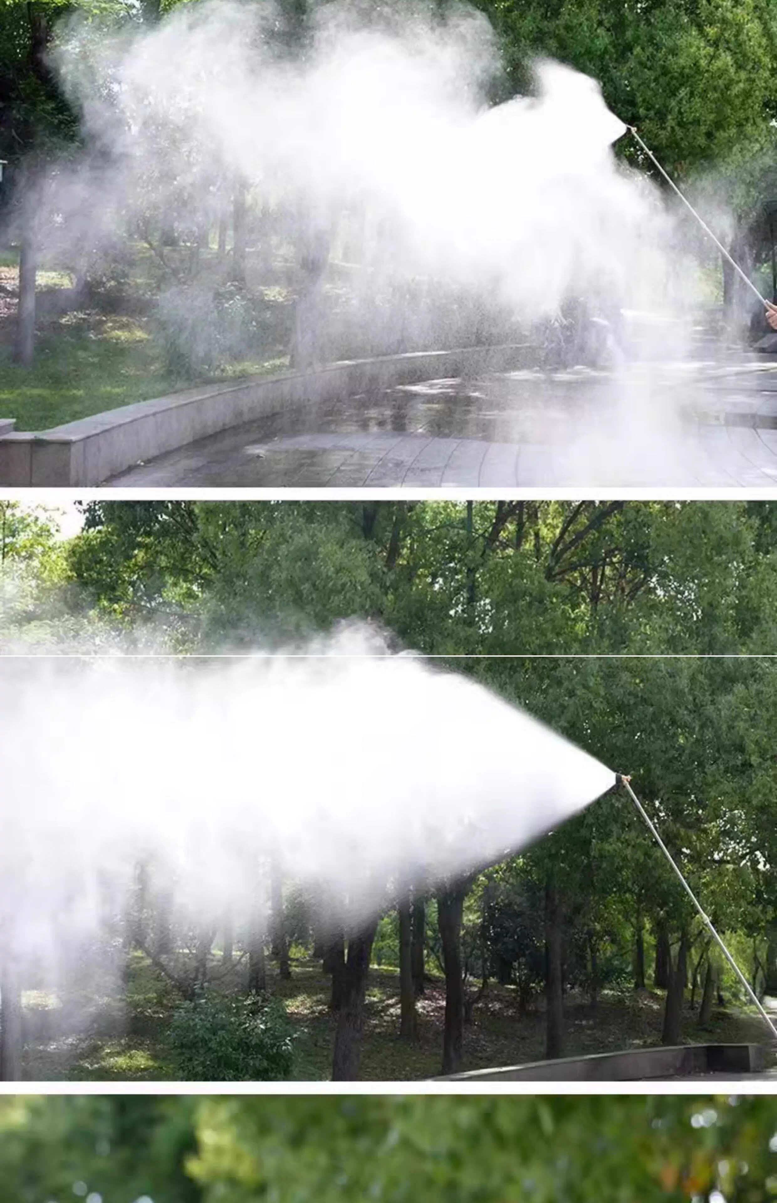 Спринклерные головы 黑旋风雾化打药喷雾头农用高压可调节纯铜喷头防风可调防掉喷雾器