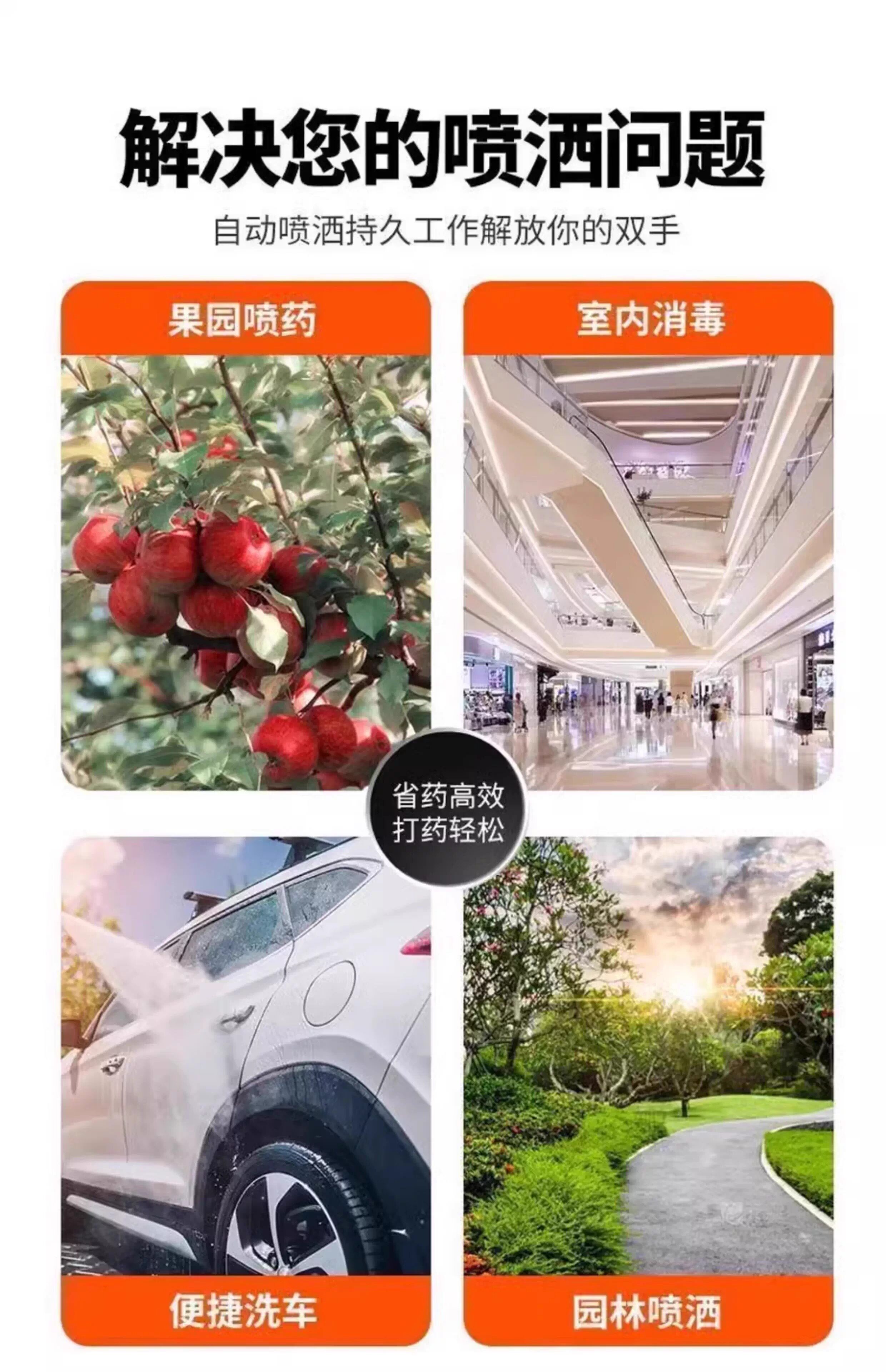 Спринклерные головы 黑旋风雾化打药喷雾头农用高压可调节纯铜喷头防风可调防掉喷雾器