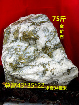 Natural gold mine stone original stone BRICS swing piece gold stone specimen to adjust tea darling 100