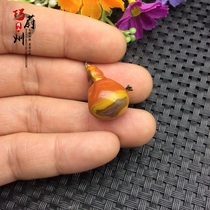 Pure natural Xuanhua Shanggu Warring States red agate exquisite three-way Buddha head pagoda rosary bracelet DIY accessories