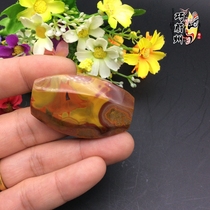 Fine pure natural Xuanhua Warring China Red Manau back Yunli Picturesque Fox Stone Ornamental Ornaments 