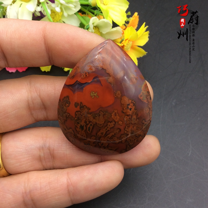 Boutique Pure Natural Xuanhua National Red Manau Violet Pendant Pendant Accessories Collection Class Retro Crystal Personality Necklace