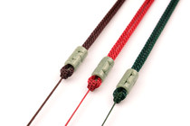High-grade bean green jade hand-woven baby necklace rope mens and womens safety buckle jade pendant and Tian jade pendant lanyard