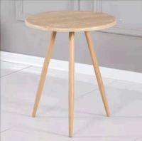 Точечный круглый деревянный диаметр 60 High 71 Single Table