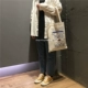 Giày vải cao gừng nữ mùa hè ulzzang Phiên bản Hàn Quốc của giày vải hoang dã nam sinh viên đế bằng giày thủy triều