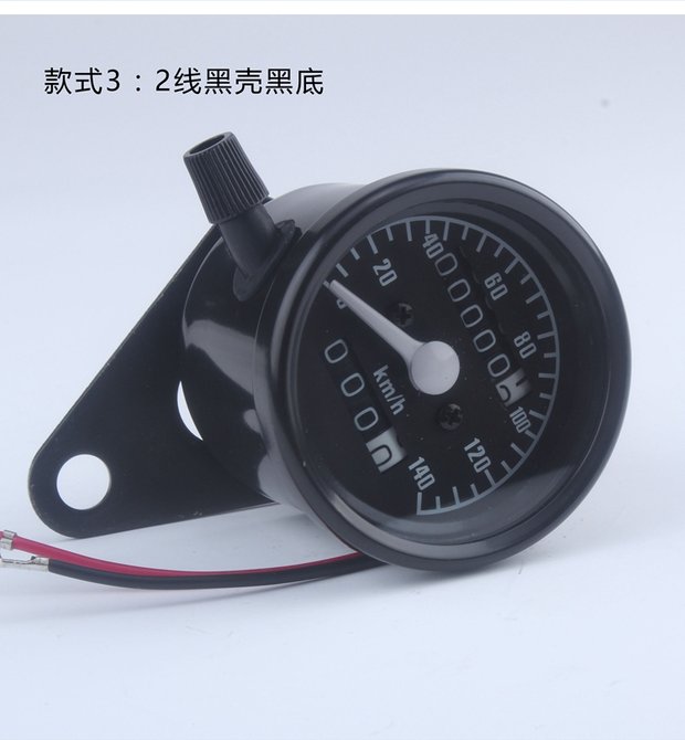 Xe máy retro sửa đổi dụng cụ CG125 LCD mét km mét LED đôi dặm - Power Meter mặt đồng hồ xe wave rsx