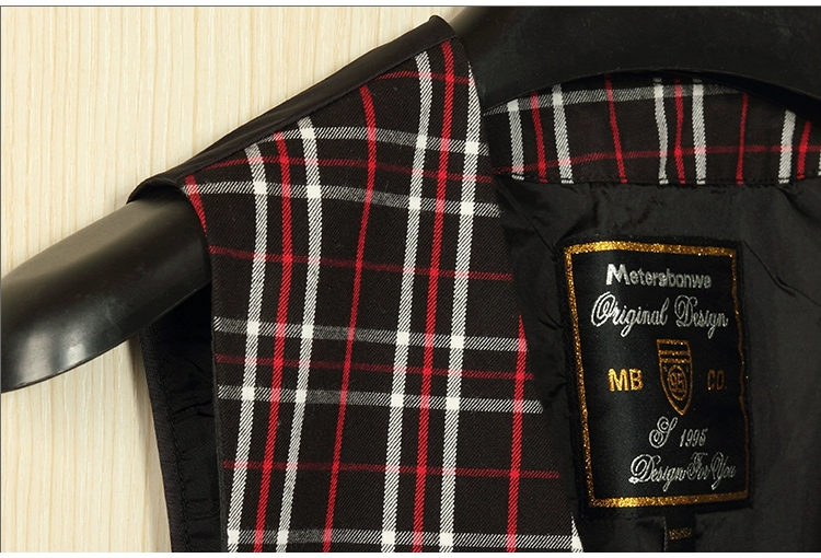 Áo vest nam thời trang đô thị giản dị vest vest nam phong cách Anh Slim mùa xuân và vest mùa thu áo khoác nam giả vest
