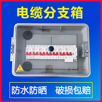 Cable branch box transparent plastic switch box outdoor rainproof distribution box terminal box meter box multifunctional box