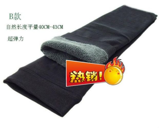Mùa thu và mùa đông dày cộng với nhung ấm xà cạp vớ nam và nữ nhung dài ống đầu gối vớ của hệ thống bảo vệ chân ủng tất cao cổ