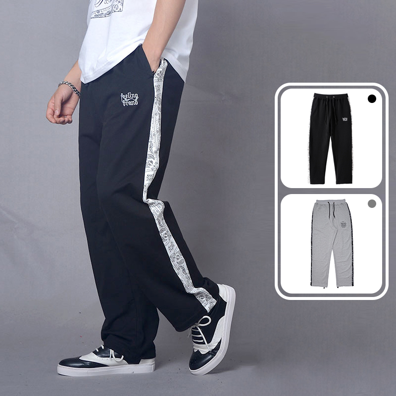 West Coast Cashew Flowers Oversize Pants Bungalow Pants Man's Damp Pants Popping Loose Tide 100 lap-Taobao