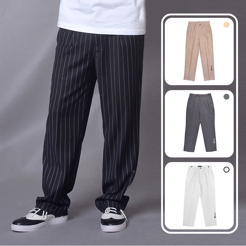 popping pants vertical striped western pants male locking pants loose mechanical dance pendant sensations wide leg pants straight