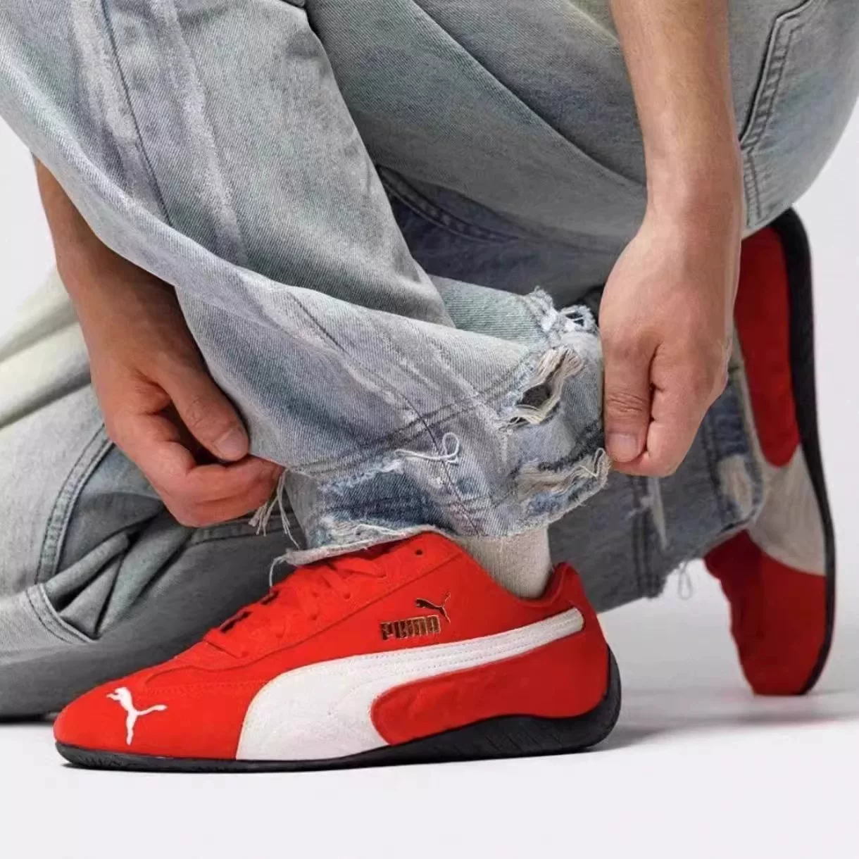Мужские и женские кроссовки Puma Speedcat новые гоночные кроссовки Millennium реплика замшевые повседневные кроссовки обувь для моральной подготовки