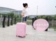 Hellokitty xe đẩy trường hợp caster vali nhỏ kéo thanh nữ vali trẻ em 22 inch 24 inch