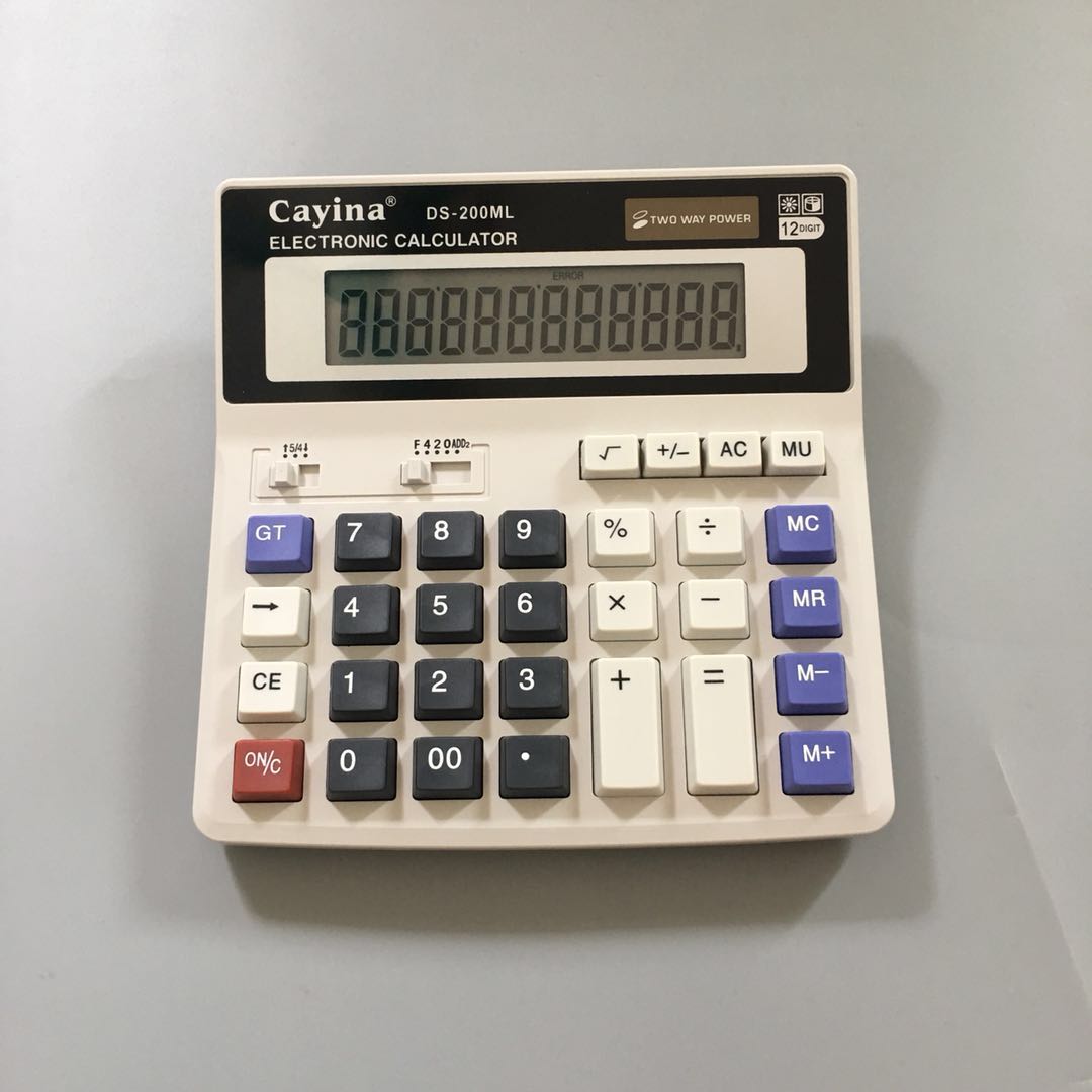 200ml computer key calculator financial bank professional keyboard electronic computer