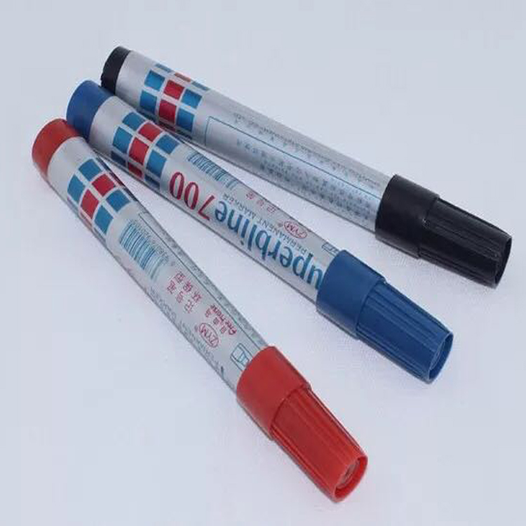 700 Mark Pen Single Head Large Head Round Head Oily Pen Express Logistics Box Head Pen 3 Box