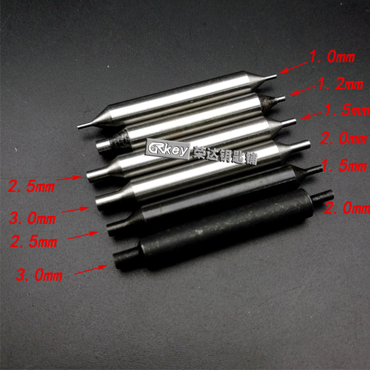 (RP008) Double head black iron white steel matching key machine thimble guide pin gauge complete double head guide pin