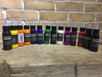 Different embroidery Hall tattoo equipment domestic Color Tattoo practice color practice Leather Special 14 color suit